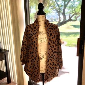 NWT leopard shrug cardigan - one size